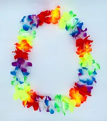 COLLAR HAWAIANO FLORES